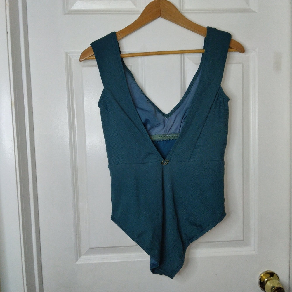 Jantzen Ribbed Tummy Control One-Piece Swimsuit Size 12 - Picture 8 of 14